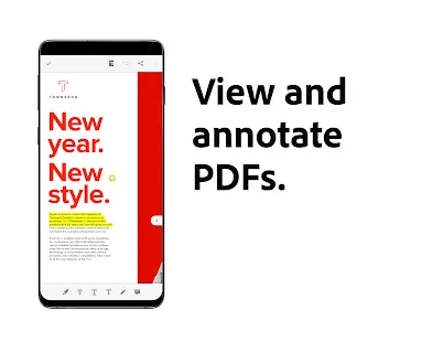 Adobe Acrobat Reader: Edit PDF Screenshot