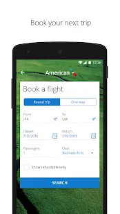 American Airlines Screenshot