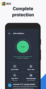 AVG AntiVirus & Security Screenshot