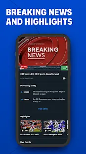 CBS Sports App: Scores & News Screenshot