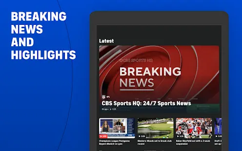 CBS Sports App: Scores & News Screenshot