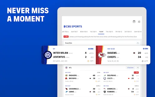 CBS Sports App: Scores & News Screenshot