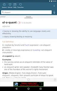 Dictionary - Merriam-Webster Screenshot