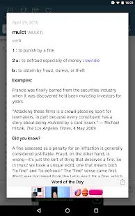 Dictionary - Merriam-Webster Screenshot