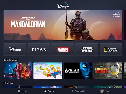 Disney+ Screenshot