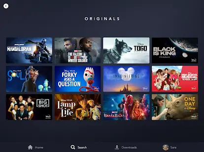 Disney+ Screenshot