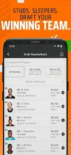 DraftKings Fantasy Sports Screenshot