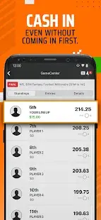 DraftKings Fantasy Sports Screenshot