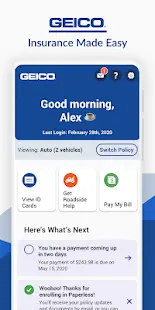 GEICO Mobile - Car Insurance Screenshot