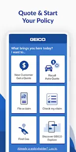 GEICO Mobile - Car Insurance Screenshot