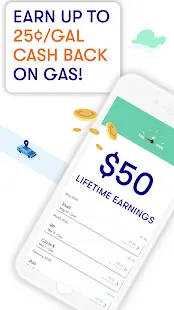 Upside-Cash back on gas & food Screenshot