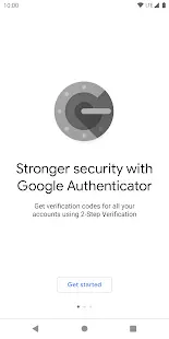 Google Authenticator Screenshot