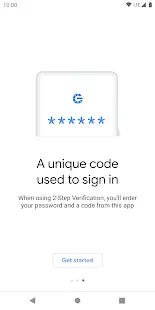 Google Authenticator Screenshot