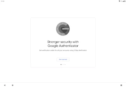 Google Authenticator Screenshot