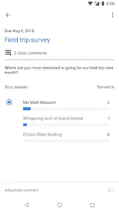 Google Classroom Screenshot