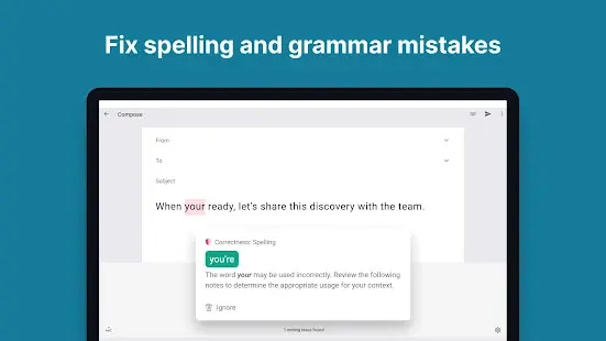 Grammarly - Grammar Keyboard Screenshot