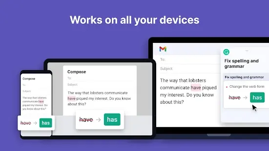 Grammarly - Grammar Keyboard Screenshot