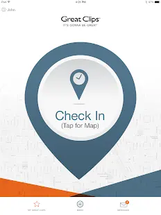 Great Clips Online Check-in Screenshot