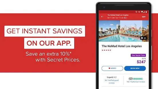 Hotels.com: Travel Booking Screenshot