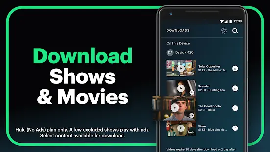 Hulu: Watch TV shows, movies Screenshot