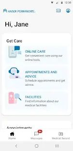 Kaiser Permanente Screenshot