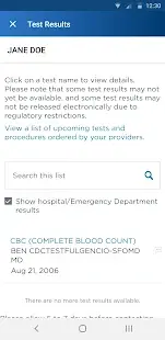 Kaiser Permanente Screenshot