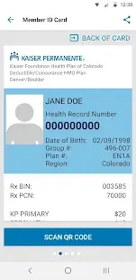 Kaiser Permanente Screenshot