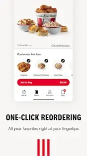 KFC US - Ordering App Screenshot