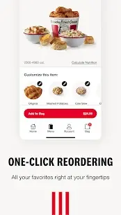 KFC US - Ordering App Screenshot