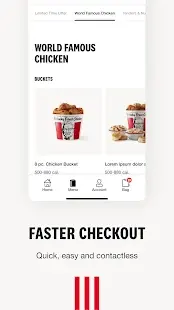 KFC US - Ordering App Screenshot