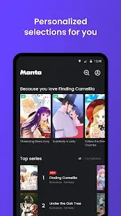 Manta Comics Screenshot