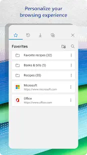 Microsoft Edge: Web Browser Screenshot