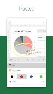 Microsoft Excel: Spreadsheets Screenshot