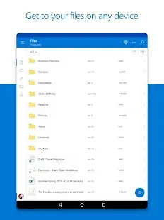 Microsoft OneDrive Screenshot