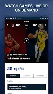 NBA: Live Games & Scores Screenshot