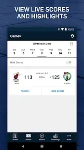 NBA: Live Games & Scores Screenshot