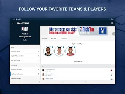 NBA: Live Games & Scores Screenshot