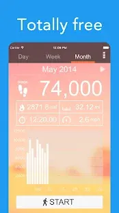 Pedometer - Free Step Counter App & Step Tracker Screenshot