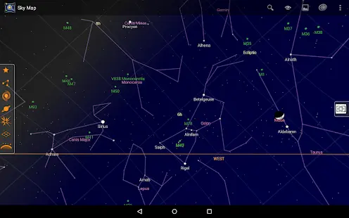 Sky Map Screenshot