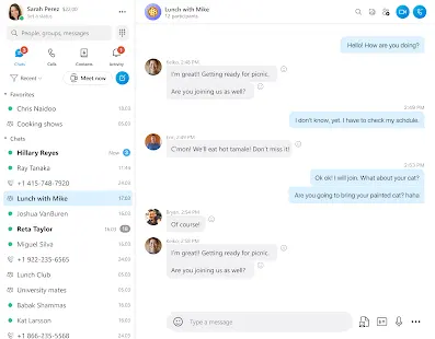 Skype - free IM & video calls Screenshot