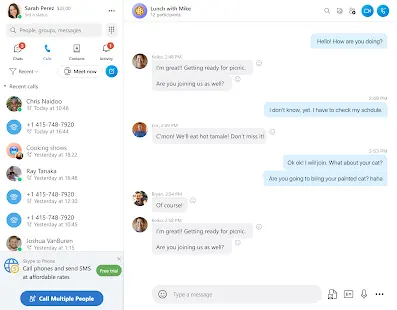 Skype - free IM & video calls Screenshot