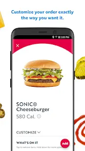 SONIC Drive-In - Order Online Screenshot