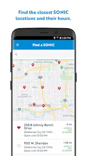 SONIC Drive-In - Order Online Screenshot