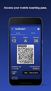 Southwest Airlines Screenshot