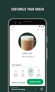 Starbucks Screenshot