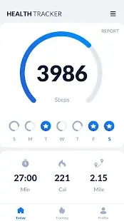 Step Tracker - Pedometer Free & Calorie Tracker Screenshot