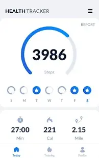 Step Tracker - Pedometer Free & Calorie Tracker Screenshot