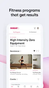 Sweat: Fitness App For Women Screenshot