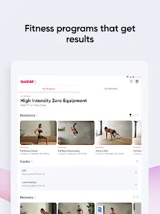 Sweat: Fitness App For Women Screenshot