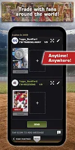 Topps® BUNT® MLB Baseball Card Trader Screenshot